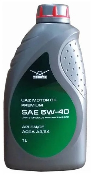 Масло моторное полусинтетическое 5W40 API SLCF 1л