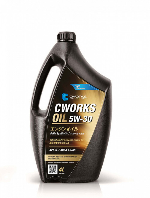 Масло моторное синтетическое CWORKS OIL 5W30 API SL ACEA A5B5 4л