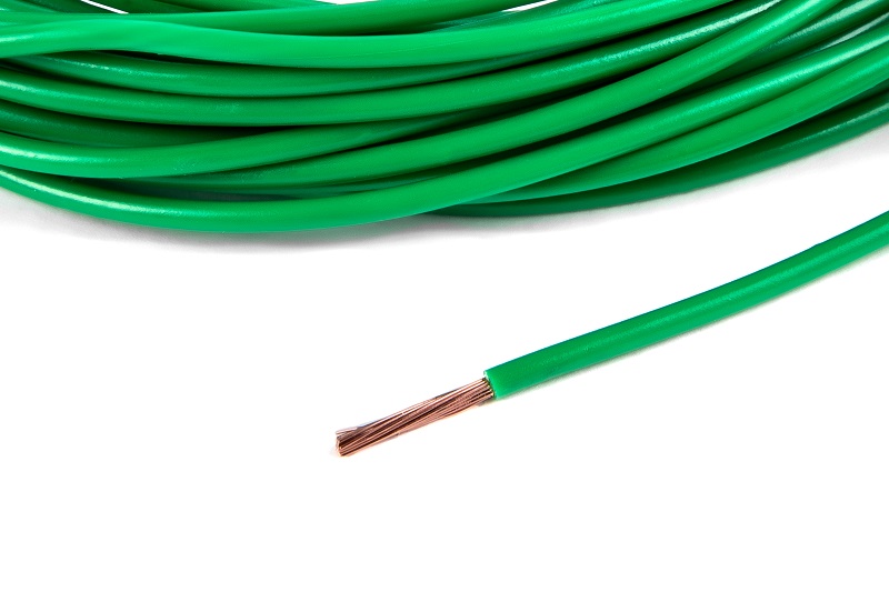 Провод ПВАМ зеленый 0,75 кв.мм, 100м. бупак