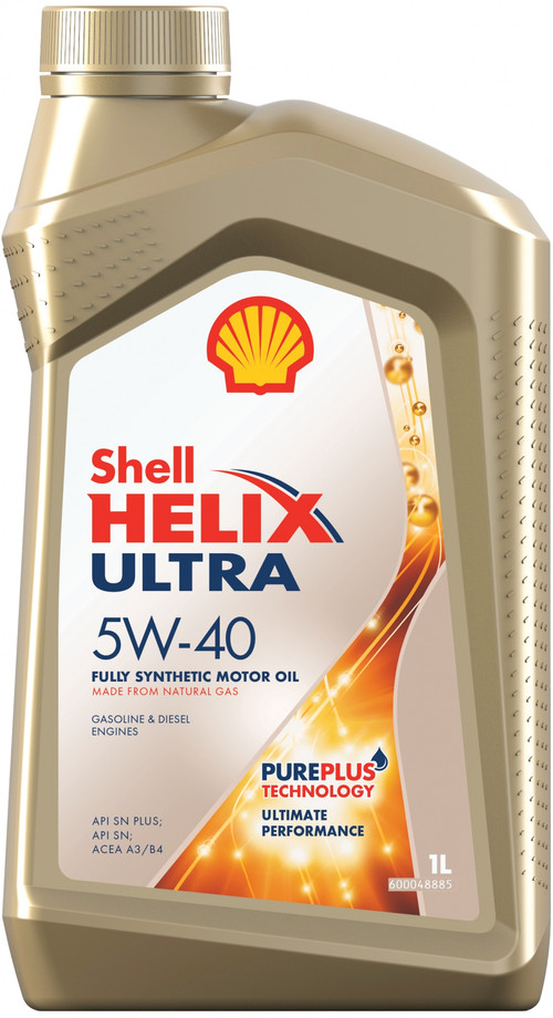 Масло моторное Shell Helix Ultra 5W-40, 1л