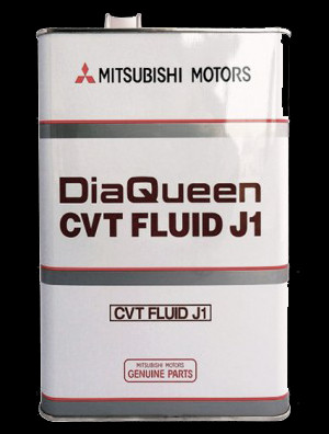 Масло трансмиссионное синтетическое для вариатора DIAQUEEN CVT FLUID J1 4л
